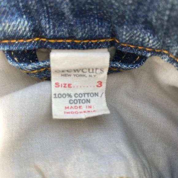 J Crew Crewcuts boy blue denim jean jacket 3 - Picture 4 of 9